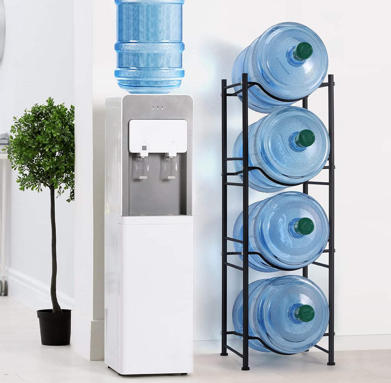 4 tier Water Bottle holder rack