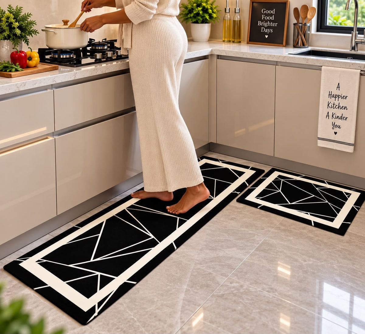 PREMIUM Rubber bottom Kitchen mats