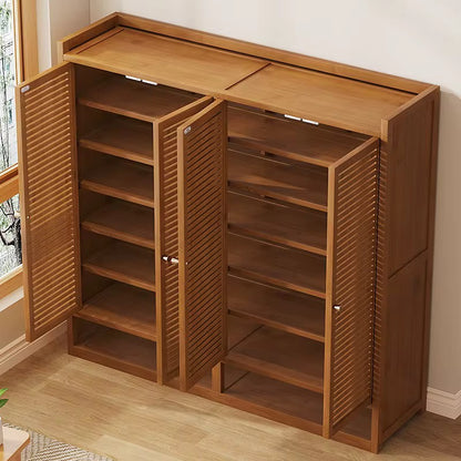 Bamboo Shoe Cabinet