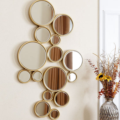 15 circles  mirror