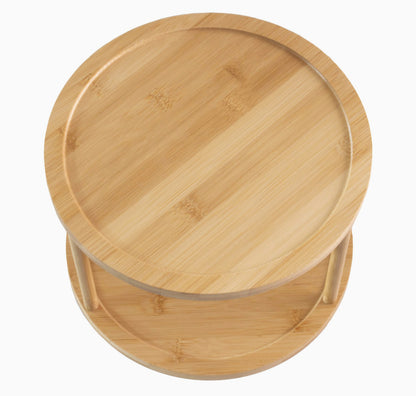 Bamboo rotating spice rack/Lazy Susan