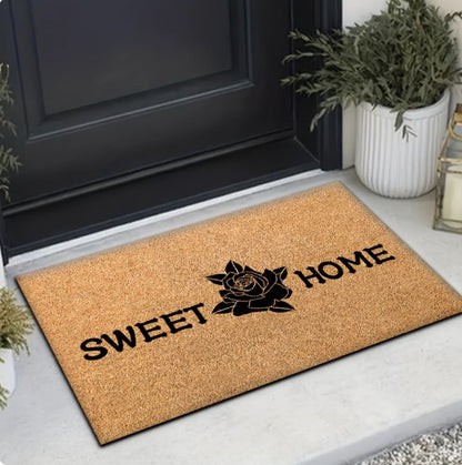 Novelty entry door mat