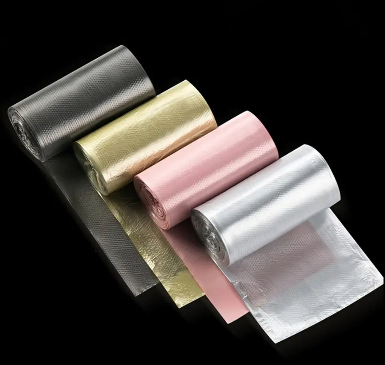 Biodegradable colorful garbage bags