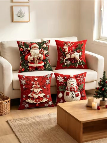 Decorative Christmas Throw Pillow Covers