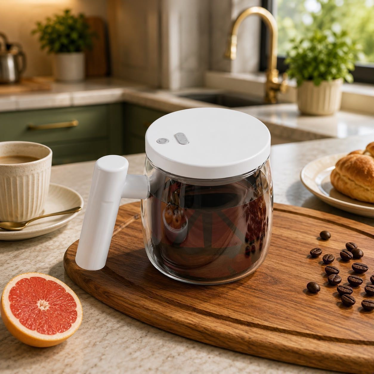 Self stirring cup ,Automatic mixing cup
