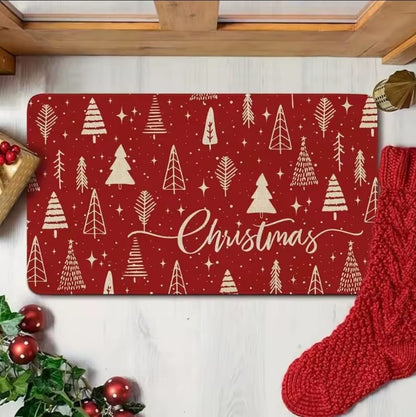 Big Size Christmas Antislip Entryway Door Mat