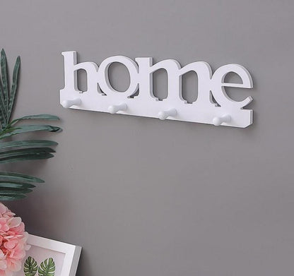 Home decor wall hanging with 4 hanger hooks