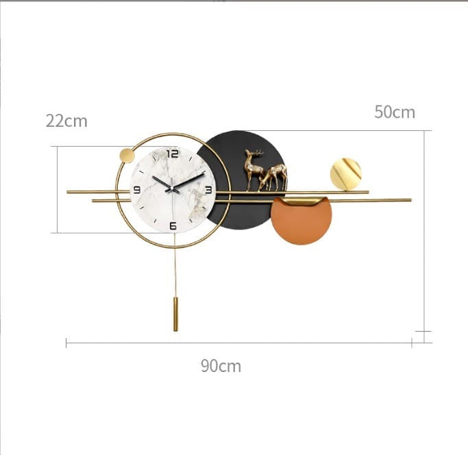 Deer Design Wall Clock