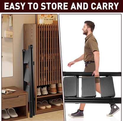 3 step folding household ladder
