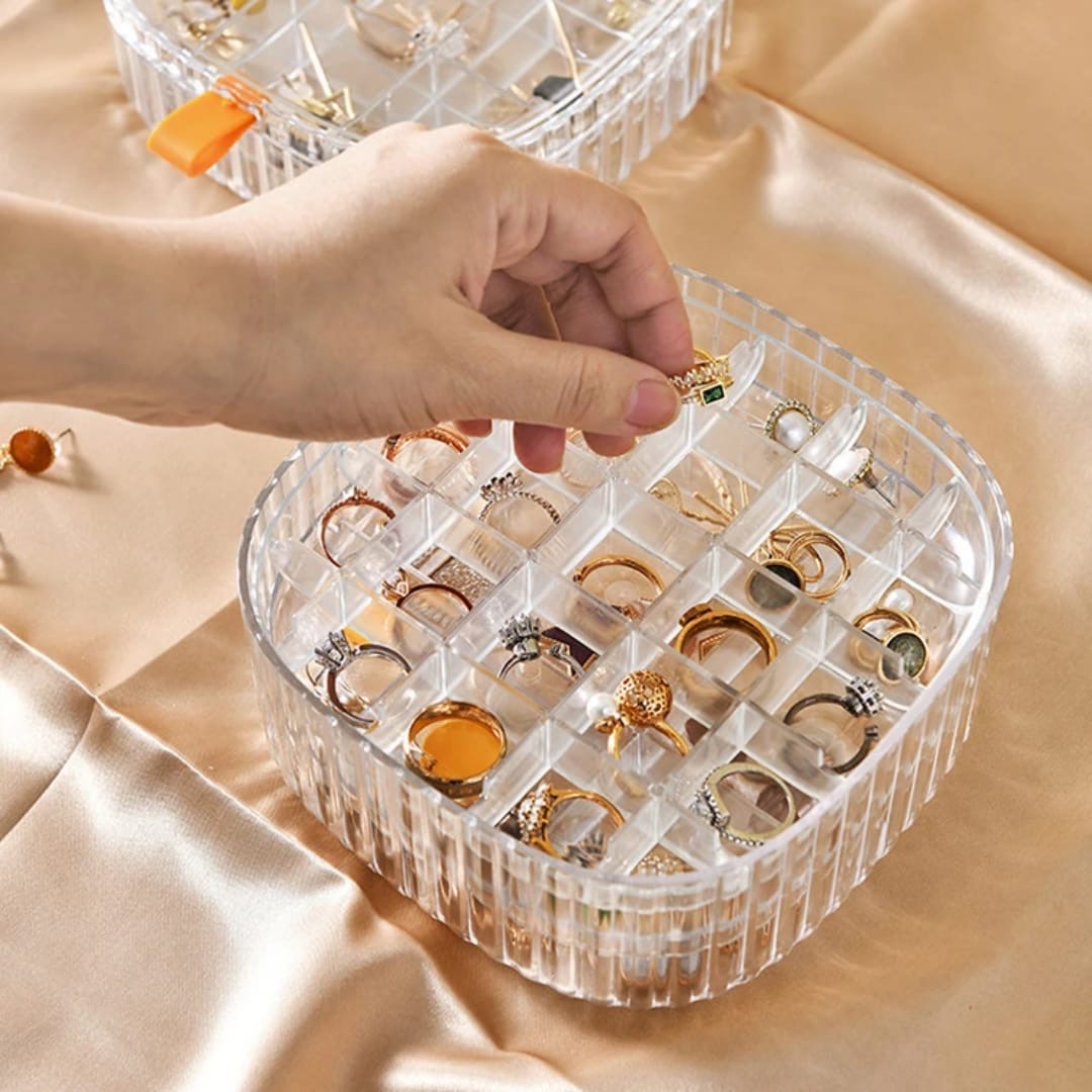 Jewellery storage box
3 layer acrylic  jewellery organiser