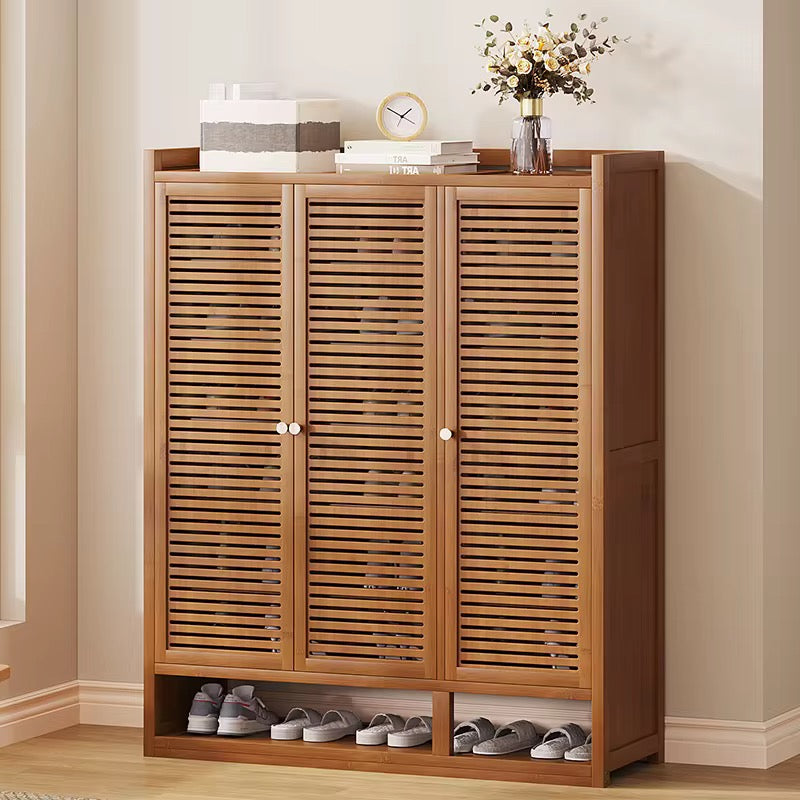 Bamboo Shoe Cabinet