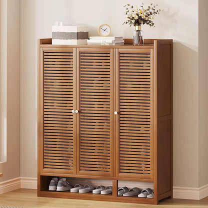 Bamboo Shoe Cabinet