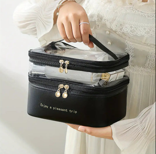 Double Layered Waterproof Toiletries Bag/Cosmetics Bag