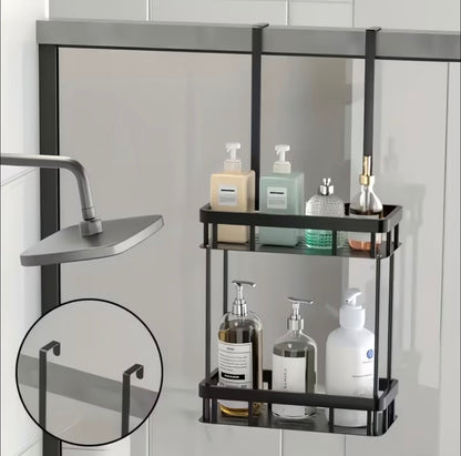 Bathroom Door Hanging Storage Rack.