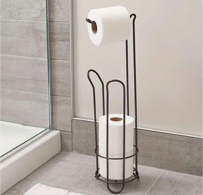 New Metallic Free Standing toilet tissue holder