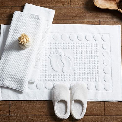 bathmats White cotton material