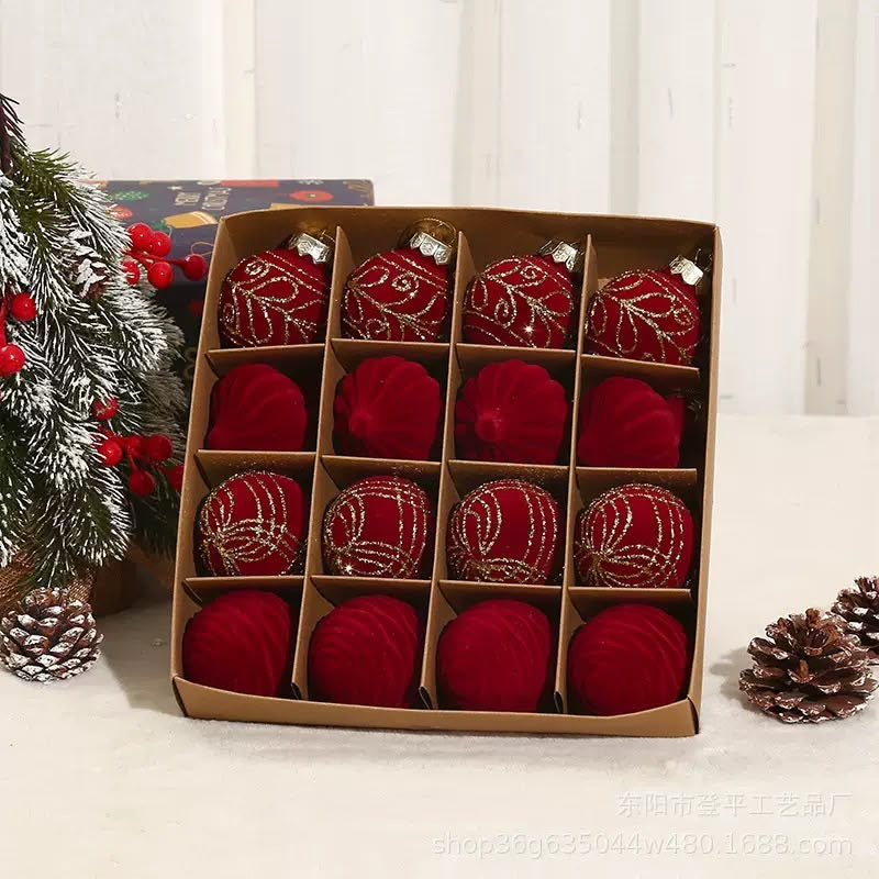 16 piece 6cm Christmas balls
