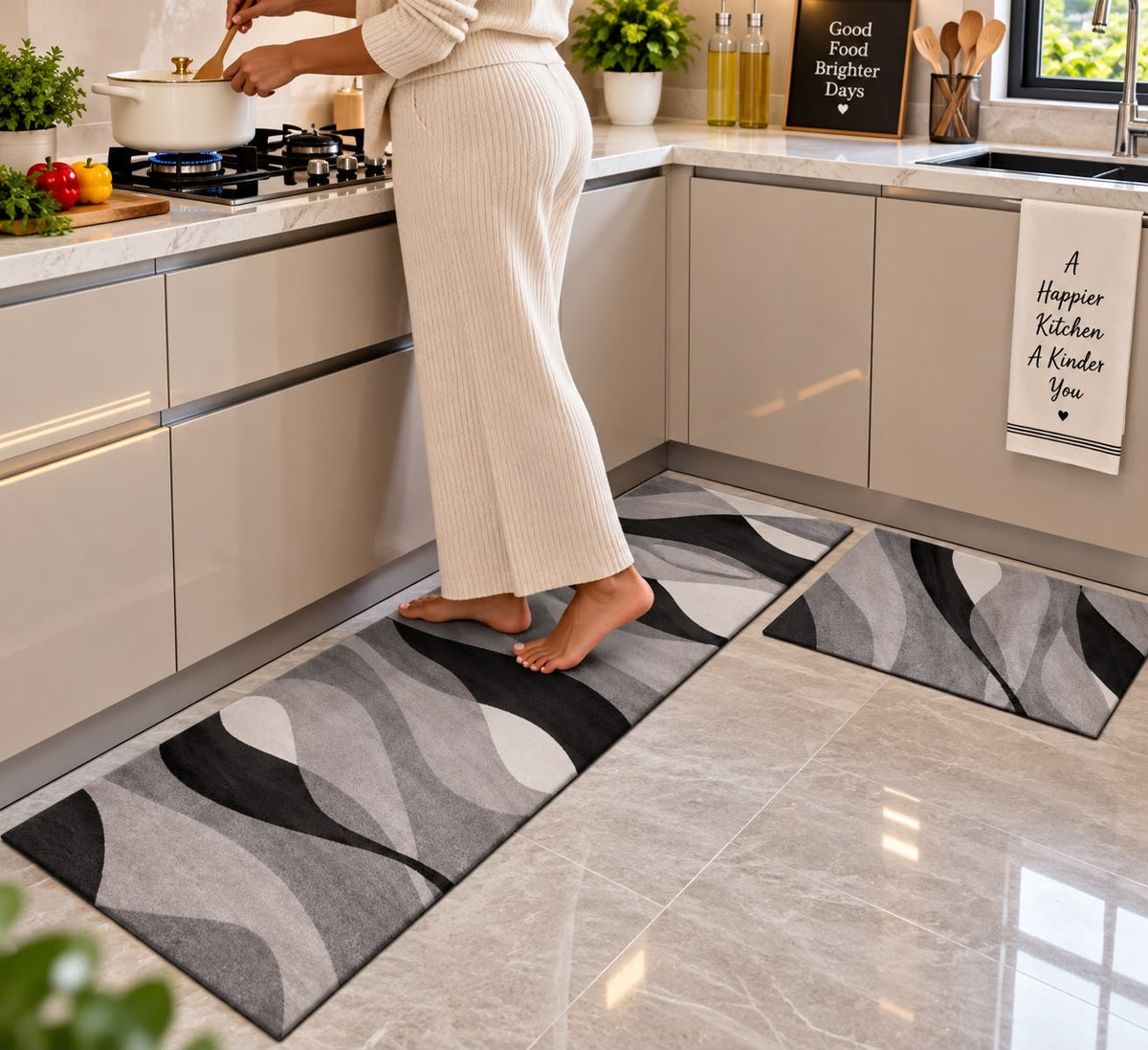 PREMIUM Rubber bottom Kitchen mats