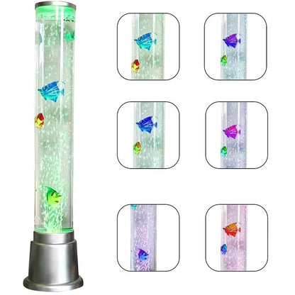 Bubble Sensory Fish Lamp 48cm long 10cm width Aquarium Night Light
