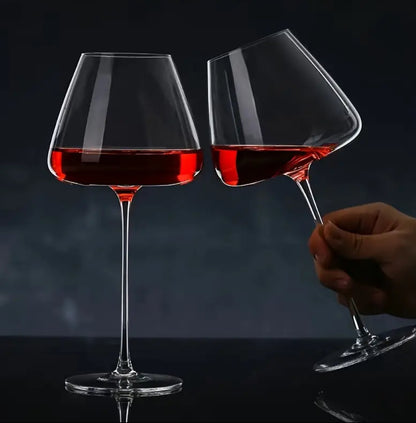 Long stem wine glasses 6pcs set