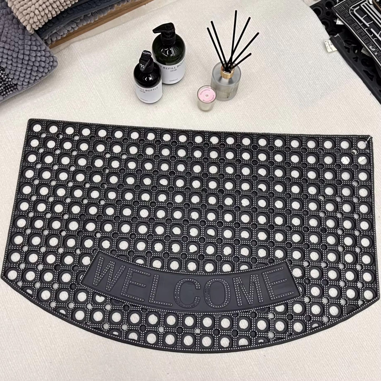 Heavy duty welcome nonslip doormats