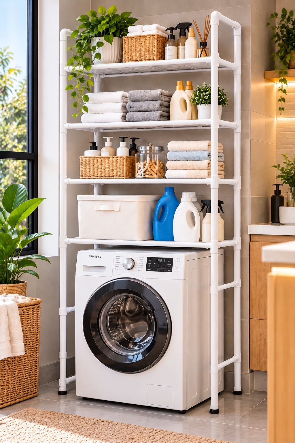 Floor-Standing Clothes Rack