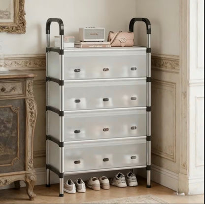 Shoe storage cabinet Foldable and space-saving design