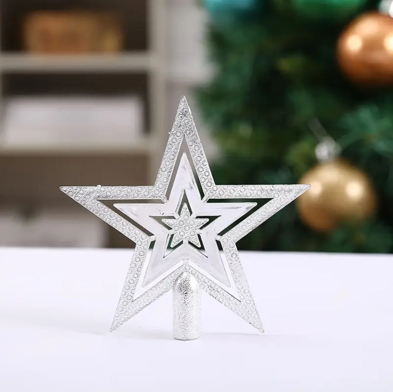 Christmas tree Top Star Garland Accessories