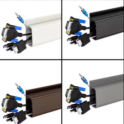 PVC Under-Desk Cable Management Tray
