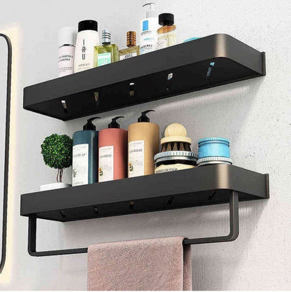 Rectangular Bathroom Rack With Towel Bar