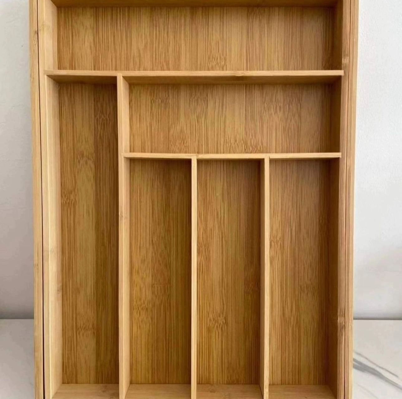 Multifunctional Bamboo drawer organizer