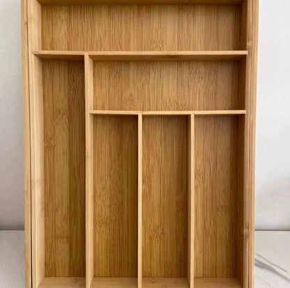 Multifunctional Bamboo drawer organizer