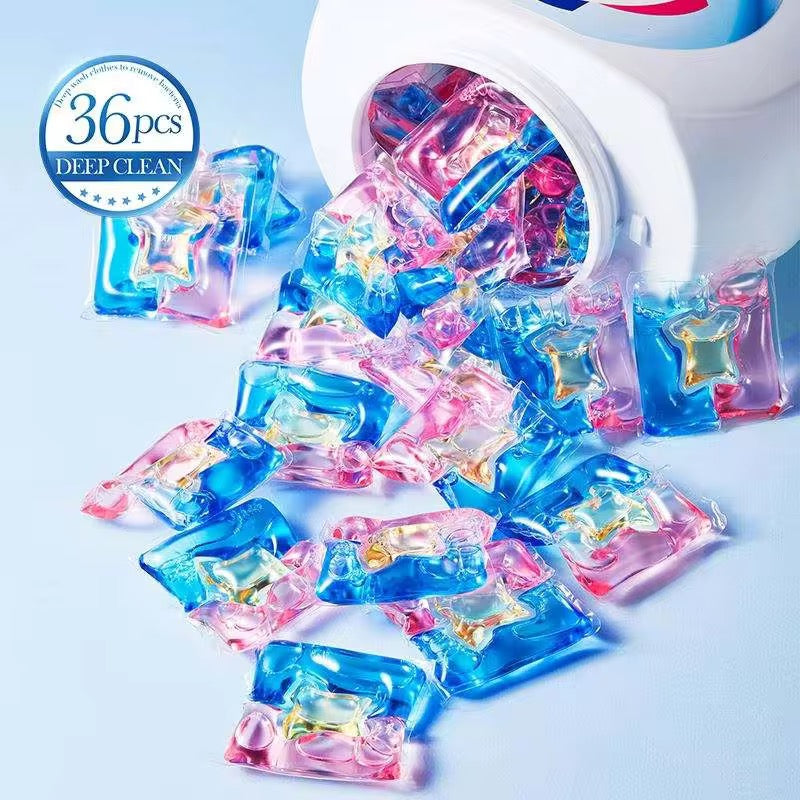 36pcs 4-in-1 Laundry Cleaning Pods