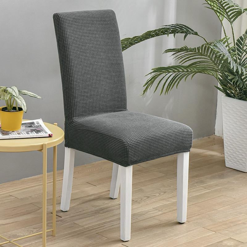 Slip, Jacquard Material Dining Chairs Seat Covers