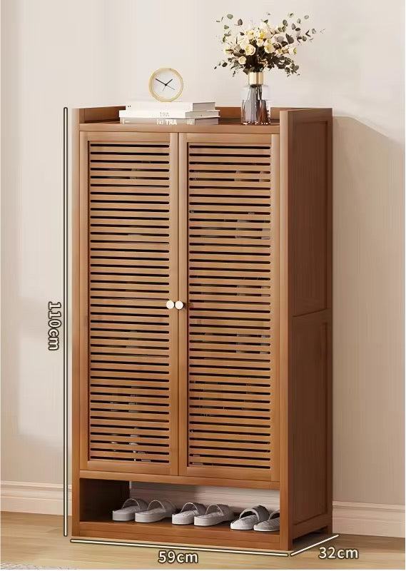 Bamboo Shoe Cabinet