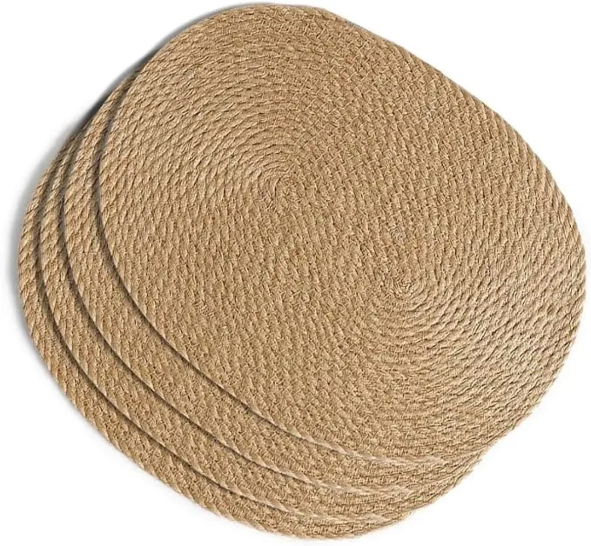 Woven Placemats Table Oval Shape Place Mat
