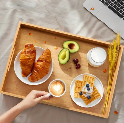 Multifunctional Big sized 3 in 1 bamboo serving trays