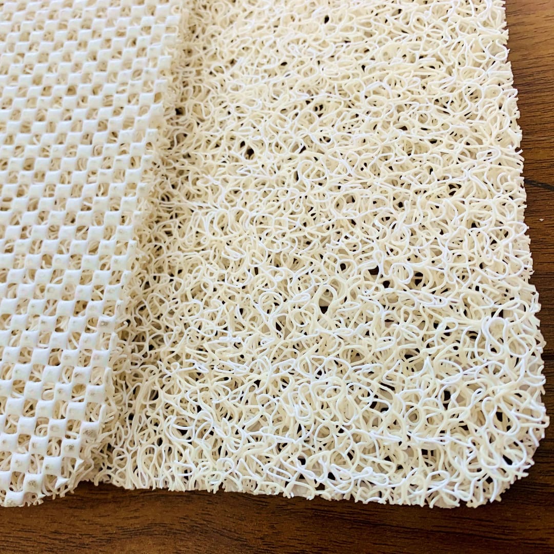 Loofah  bath mat with drainage