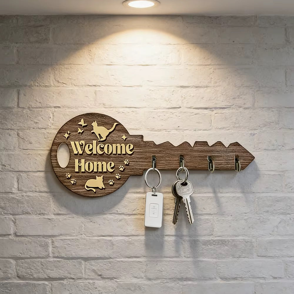Welcome Home” key holder