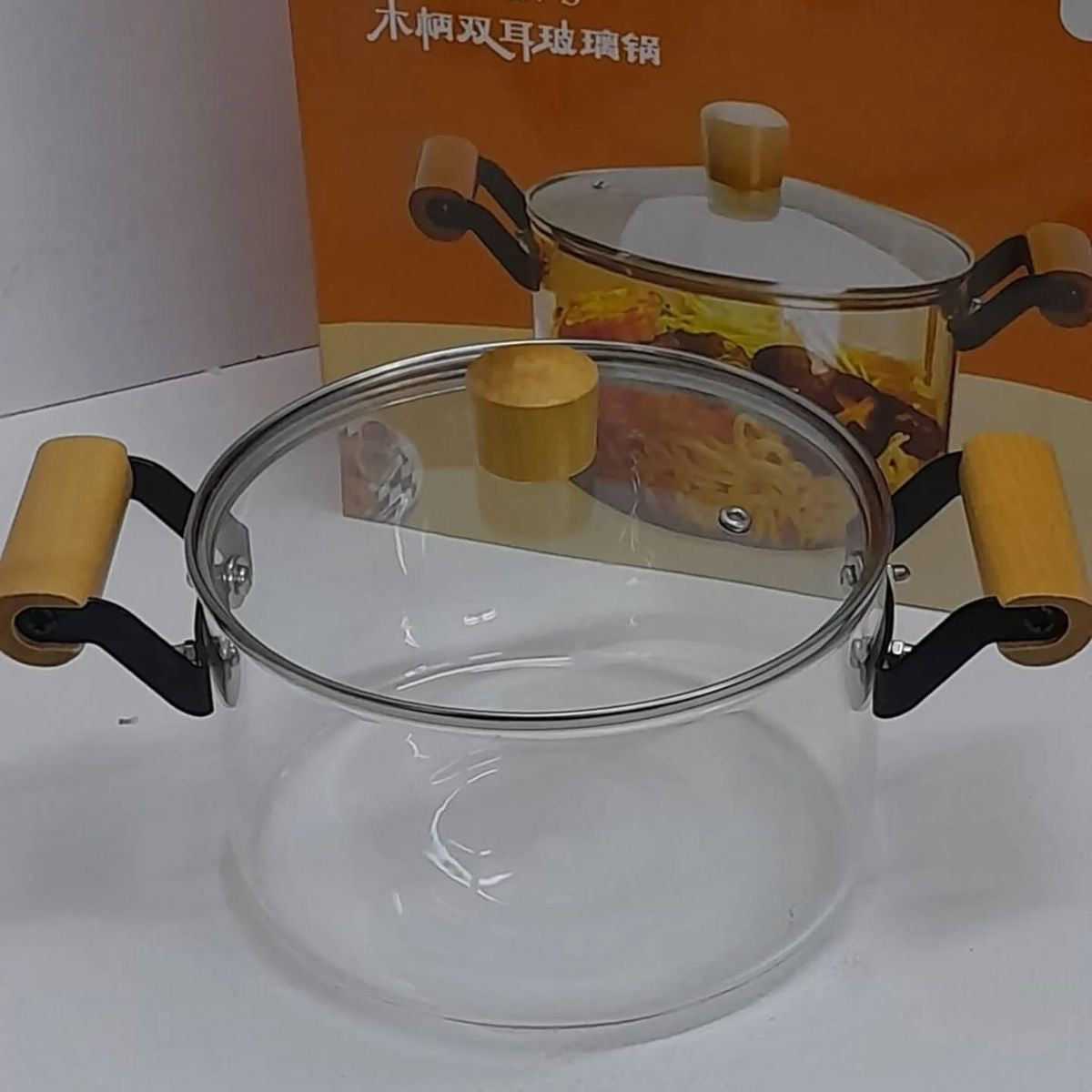 Transparent Glass Cooking Pots