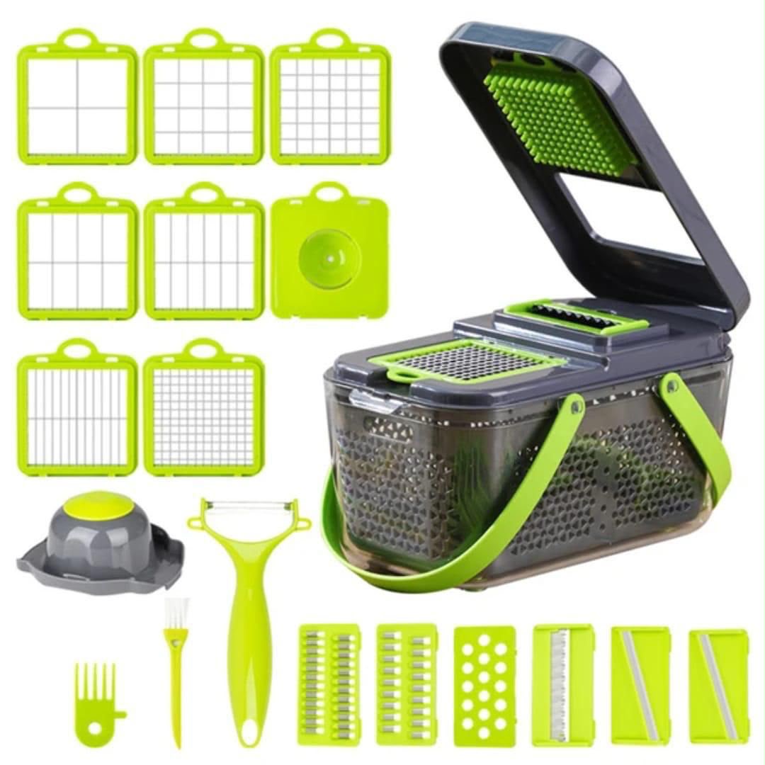 22pcs  Multifunctional Vegetable Cutter
