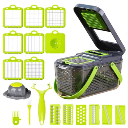 22pcs  Multifunctional Vegetable Cutter