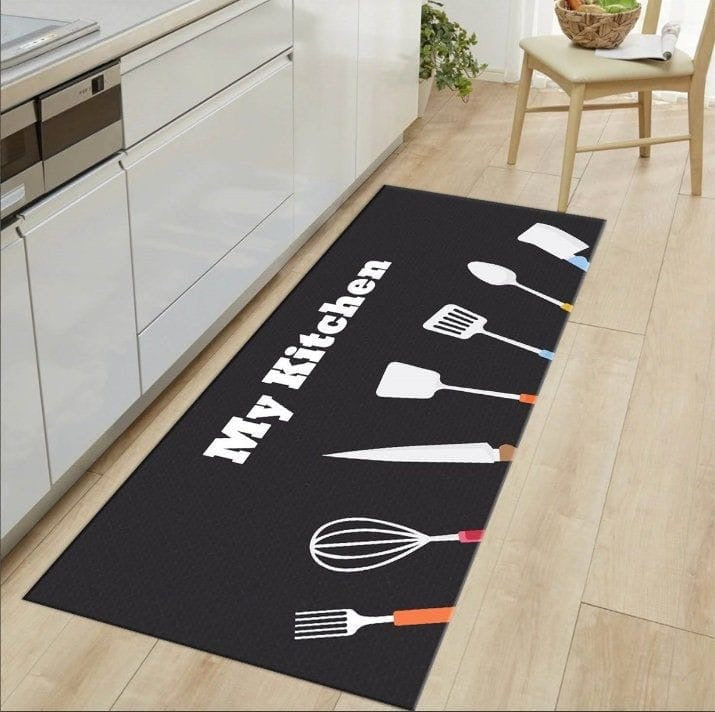 2pcs setRubber kitchen mats