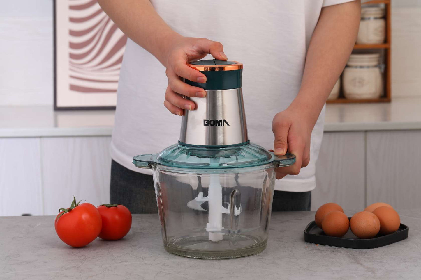 3L Glass Electric Food Chopper