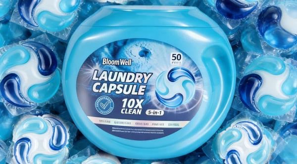 50pcs Bloom Well 5-in-1 Laundry Capsule
