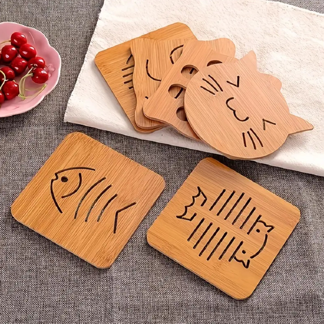 Wooden Heat Proof place mat