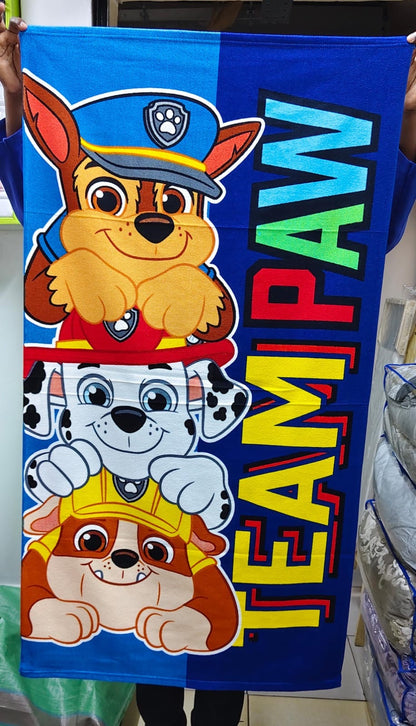 Cartoon themed towels