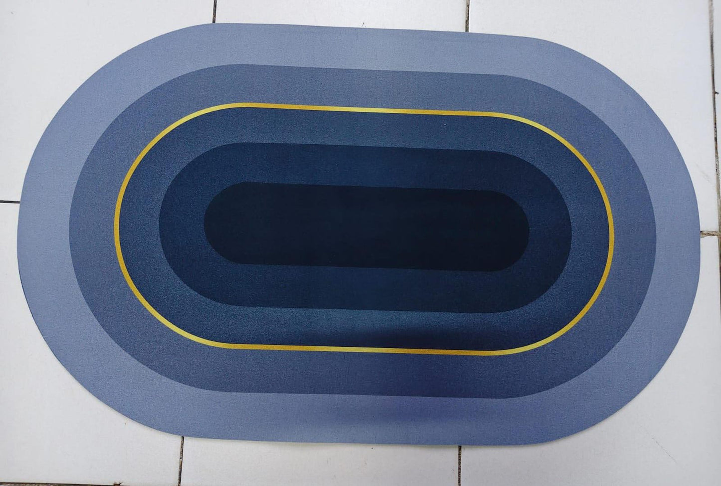 Rubber bathroom mats