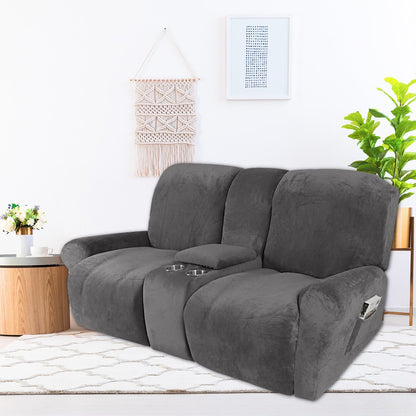 High Density Velvet Material Recliner sofa covers