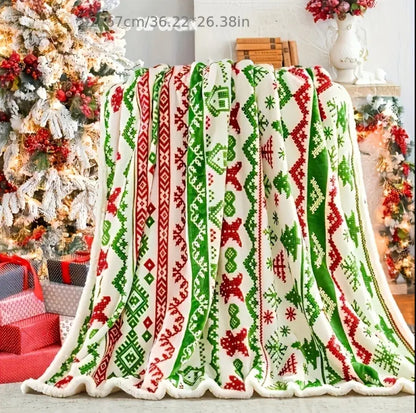 Double Layered Xmas Blanket